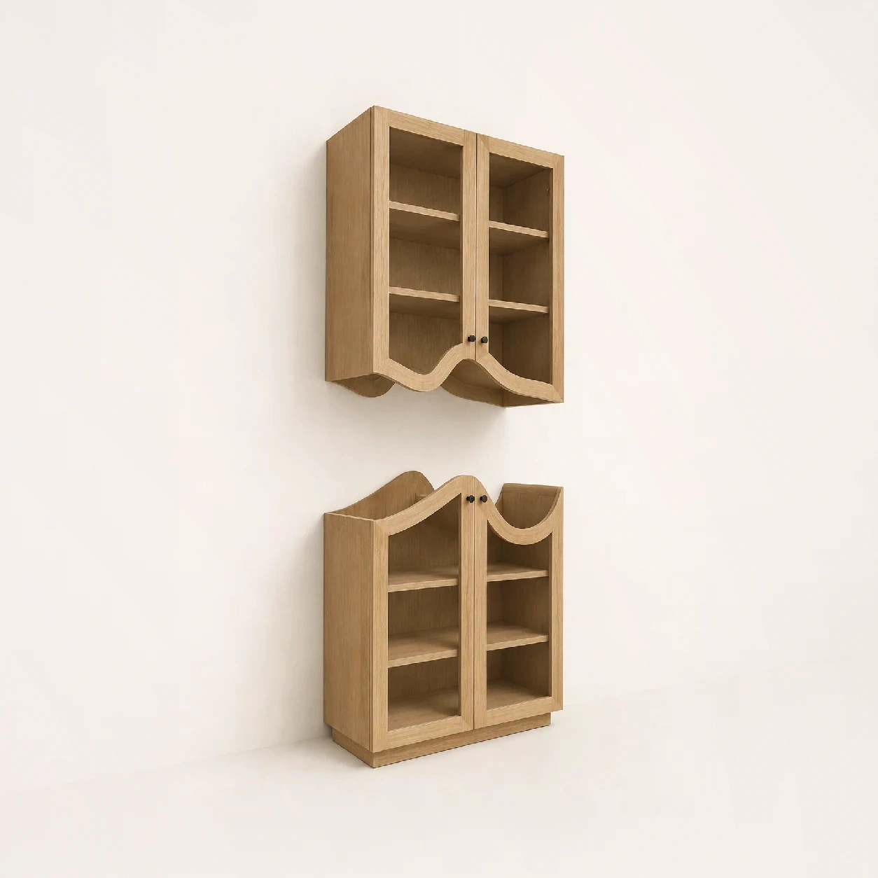 Flowing Shelf Cabinet
